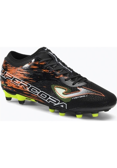 Joma Supercopa 2301 Black Coral Fırm Ground Krampon Ve Halı Saha Ayakkabısı Siyah