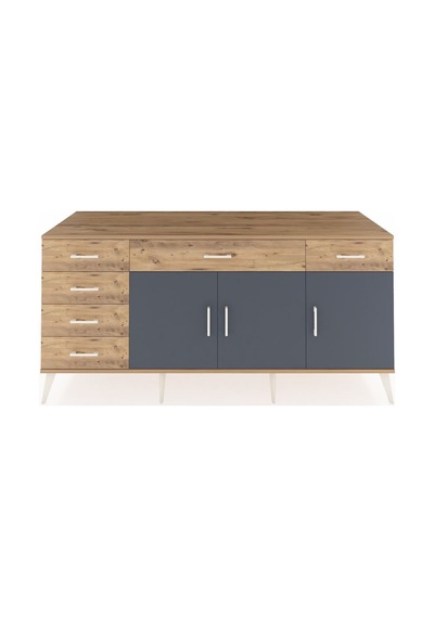 Kronos Konsol 2 Raflı 6 Çekmeceli 3 Kapaklı 176x59x83 Çam-antrasit/çam Antrasit/çam Kronos Konsol 2 Raflı 6 Çekmeceli 3 Kapaklı 176x59x83 Çam-antrasit/çam Antrasit/çam