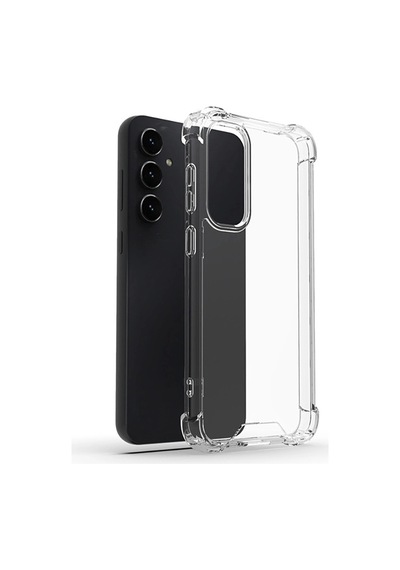 Samsung Uyumlu Galaxy S24 Fe Kılıf Zore Nitro Anti Shock Silikon Şeffaf