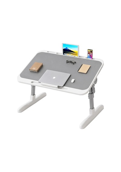 Sunup Sn-29698 Çok Fonksiyonlu Katlanabilir Yatak Koltuk Laptop Masası Yükseklik Ve Açı Ayarlı Gri 6