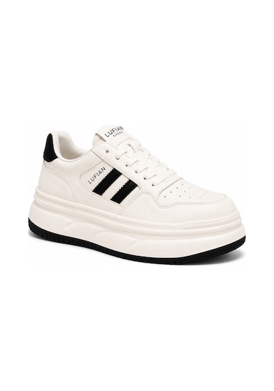 Lufian 121230065 Elora Yüksek Taban Ultra Hafif Kadın Sneaker Ayakkabı Siyah
