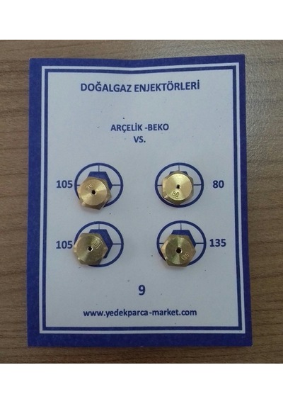 Doğalgaz Dönüşüm Memesi Arçelik-Beko Enjektör No : 9