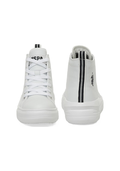 U.s. Polo Assn. Clementıne Pu Jr 5pr Beyaz Kız Çocuk High Sneaker 000000000102021922 Beyaz U.s. Polo Assn. Clementıne Pu Jr 5pr Beyaz Kız Çocuk High Sneaker 000000000102021922 Beyaz