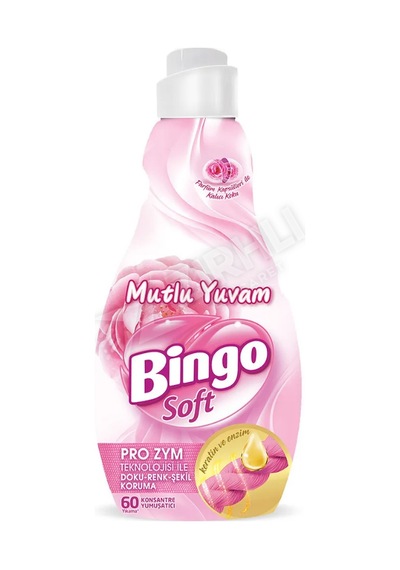 4 Adet Bingo Soft Konsantre Yumuşatıcı Mutlu Yuvam 1.440 Ml Diğer