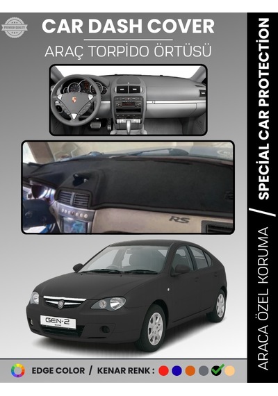 Proton Gen-2 2004-2011 Torpido Örtüsü Ön Göğüs Koruma Torpido Koruma Çatlamayı Engeller Tam Uyum - 392 Stiloto