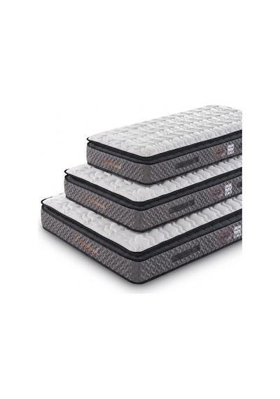 Junior Bedding 90x190 Tek Kişilik Yatak Ortopedik Yaylı Yatak Konforlu Ve Destekleyici Yatak Antasit - Beyaz