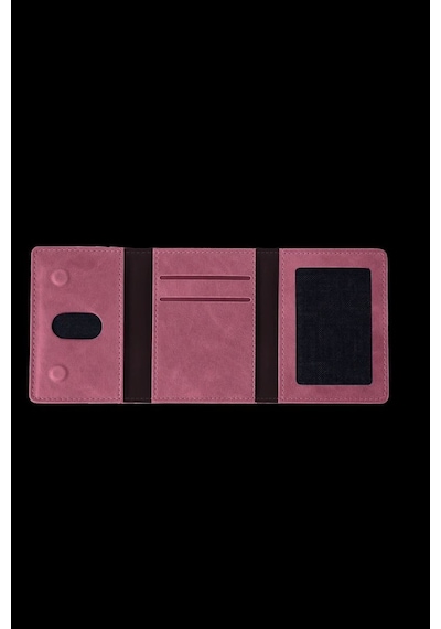 Mudanis Joko Tema Magsafe Deri Kartlık - Pembe Renkli
