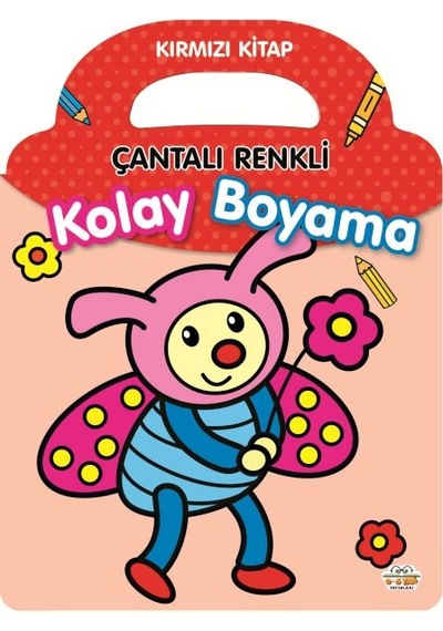 Çantalı Renkli Kolay Boyama- Kırmızı - Zmff-632266