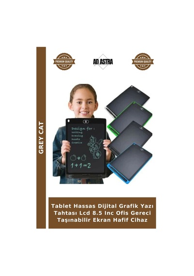 Tablet Hassas Dijital Grafik Yazı Tahtası Lcd 8.5 Inc Ofis Gereci Taşınabilir Ekran Hafif Cihaz