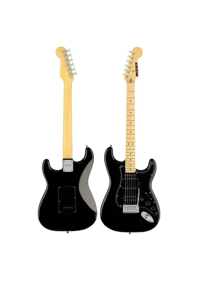 Midex Rph-40bk Full Black Elektro Gitar Seti Hsh Manyetik Maple Klavye Üst Kalite