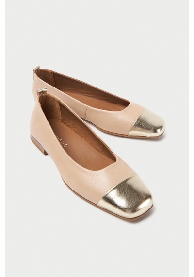 Mubiano Hakiki Deri Collection Kadın Babet Nude - Mcsr1010 - N Ten