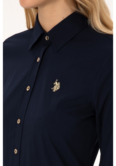 U.s. Polo Assn. Kadın Lacivert Gömlek Basic 50308024-vr033 Lacıvert