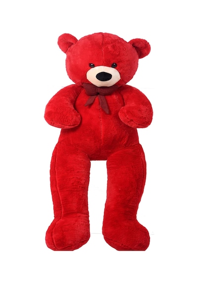 Peluş 120 Cm Papyonlu Sevimli Ayı - Sevgiliye Özel Hediye Lila