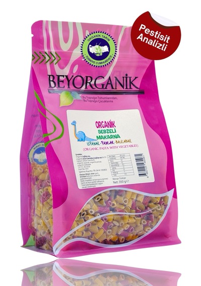 Beyorganik Organik Çocuk Makarna Sebzeli %15 Sebzeli 350 G