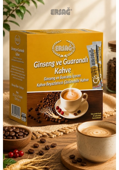 Ersağ Ginseng ve Guaranalı Kahve Karışımı 240 G