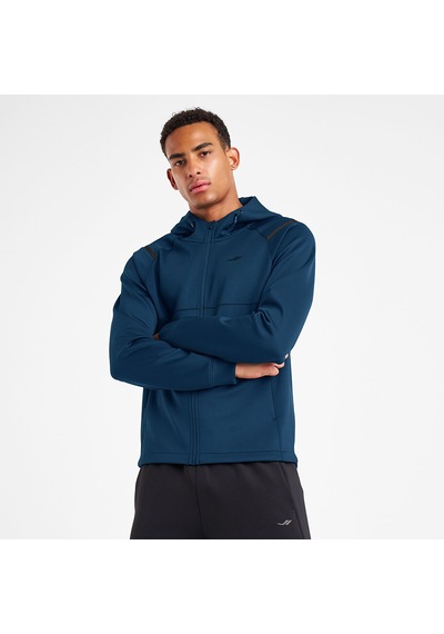 Lescon 25n-1163 Erkek Fermuarlı Kapüşonlu Sweatshirt Petrol Mavi