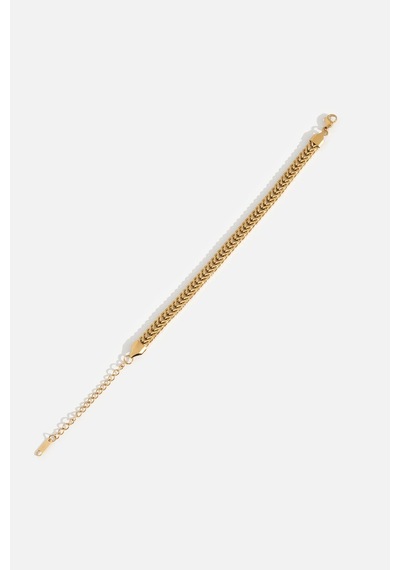 Zincir Örgü Bileklik Gold 46428265