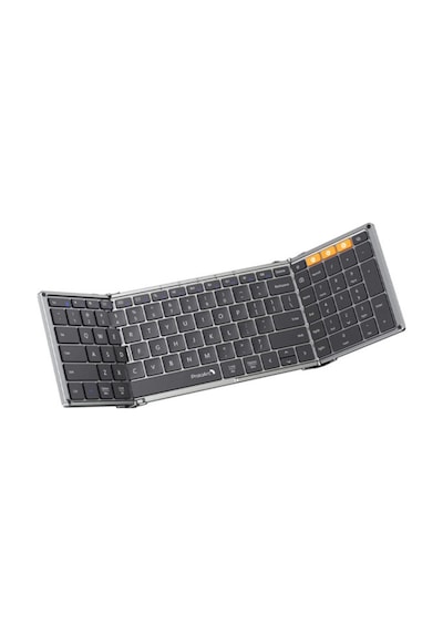 Xk01 Uzay Grisi Katlanabilir Türkçe Bluetooth Klavye Cp016848