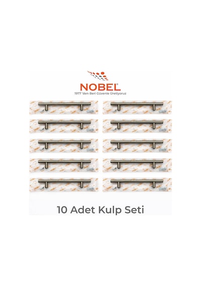 160 Mm Metal Mobilya Kulpu Mutfak Dolap Çekmece Kulpu, Dekoratif Kulp Seti 10 Adet Titanyum