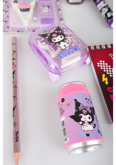 X Dekomus Lisanslı Kuromi & Best Friends 15 Parça Kırtasiye Seti 2 Adet Defter,çıtçıt Dosya Altın