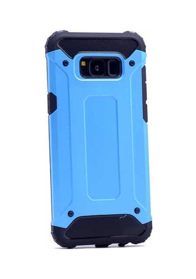 Kilifone - Samsung Uyumlu Galaxy Note 8 - Kılıf Çift Katman Zırh Tank Crash Military Kapak - Mavi