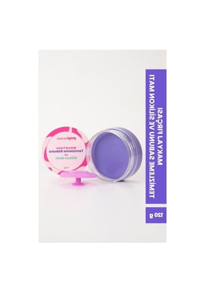 Pop Beauty Makyaj Fırçasını Ve Süngerini Temizleme Sabunu Ve Silikon Matı 120gr Büyük Boy