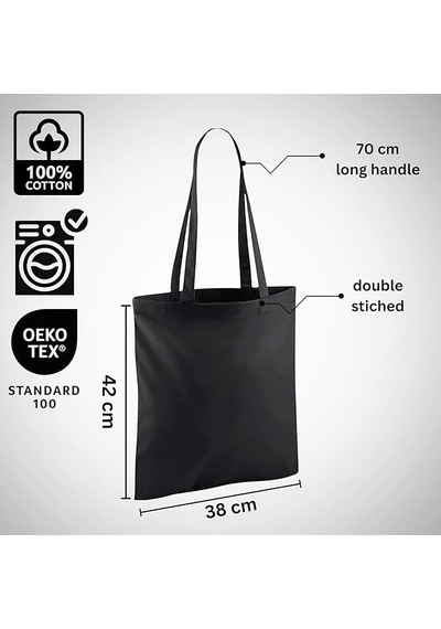 Xmlbayiciniz Texfix, Tote Bag, Bez Çanta, Çevre Dostu Alışveriş Çantası,%100 Pamuklu Tuval, Yeniden Kullanılabilir, Market Ç Genel