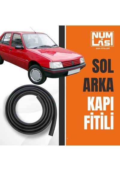 Peugeot 205 Sol Arka Kapı Fitili-a Kalite-numlas-nm3723