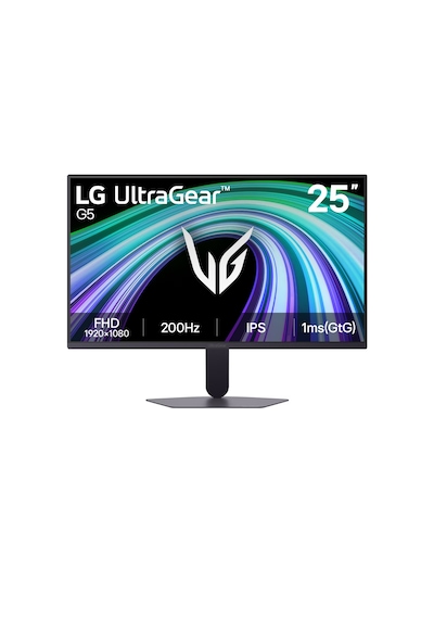 Lg 24.5'' 25g523b-b Ultragear G5 1ms Gtg 200hz 2xhdmı+dp Hdr10 G-sync Freesync Ips Panel Fhd Oyun Monitörü