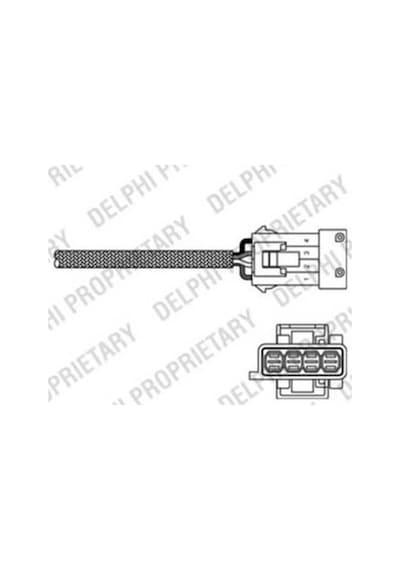 DELPHI ES10796-12B1 OKSİJEN SENSÖRÜ 307 407 / C4 C5