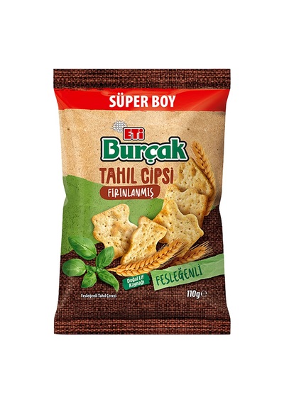 Eti Burçak Tahıl Cipsi 110 Gr Fesleğenli Ve Mevsim Yeşillikli 6 Lı Karma Paket