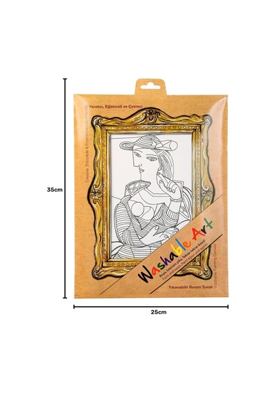 Akademi Çocuk Washable Art Pablo Picasso Seated Woman
