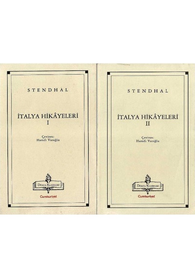 Dünya Klasikleri - İtalyan Hikayeleri Öyküleri 1 Ve 2. Cilt - Stendhal