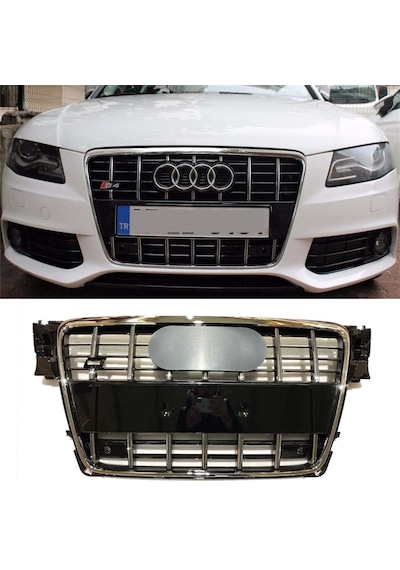 Audi A4 Ön Panjur Izgara S4 Model 2008-2011 Arası B8 Kasa
