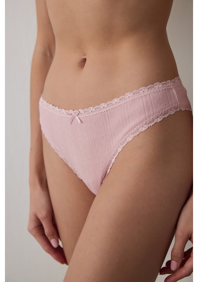 Penti Pembe Pointel Brazilian Külot