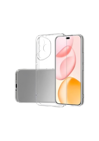 Honor 400 Pro 2.0 Mm Korumalı Şeffaf Silikon Kılıf Şeffaf