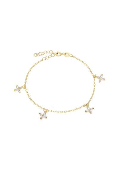 Eva Pırlanta Çiçek Bileklik 718522 Gold