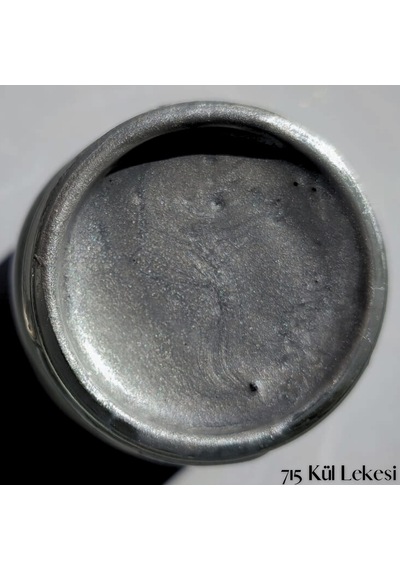 Su Bazlı Sıvı Varaklar 40ml - 715 Kül Lekesi Ahşap, Taş Tozu, Hobi, Dıy