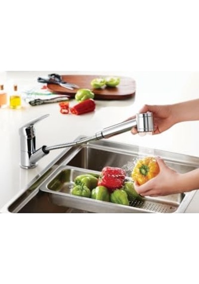 Harmony A41864 Pull-out Eviye Bataryası Krom Çok Renkli