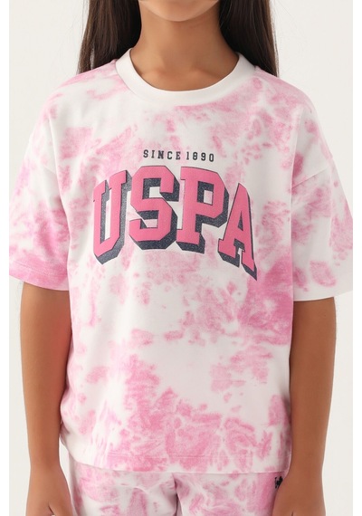U.S. Polo Assn. Lisanslı Batik Mor Kız Çocuk Bermuda Takım 5274-43067 Krem - Mor U.S. Polo Assn. Lisanslı Batik Mor Kız Çocuk Bermuda Takım 5274-43067 Krem - Mor