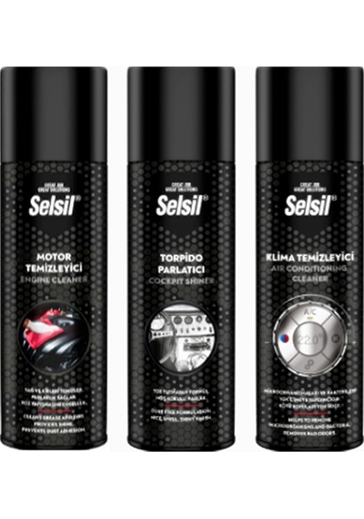 Selsil Motor Temizleme 200-torpido Par.200- Klima Tem.150 Ml