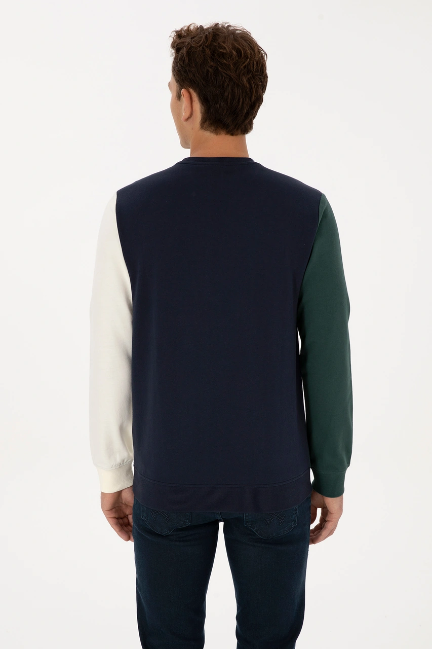U.s. Polo Assn. Erkek Açık Lacivert Sweatshirt 50316379-vr059 Acık Lacıvert