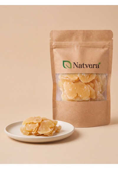 Natvera Zencefil Kurusu 500 G Dilimlenmiş Kilitli Kraft Paket 500  G