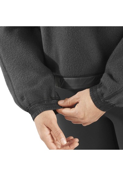 Salomon Chroma Fleece Crop W Siyah