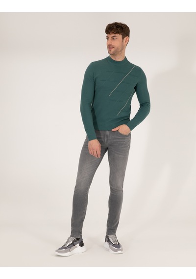 Pierre Cardin Erkek Yeşil Triko Kazak 50258800-vr054 Yeşil