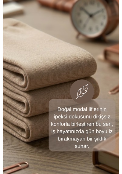 Socketta 3'lü Bej Erkek Business Modal Dikişsiz Takviyeli İnce Yazlık Soket Çorap - Premium Bej Socketta 3'lü Bej Erkek Business Modal Dikişsiz Takviyeli İnce Yazlık Soket Çorap - Premium Bej