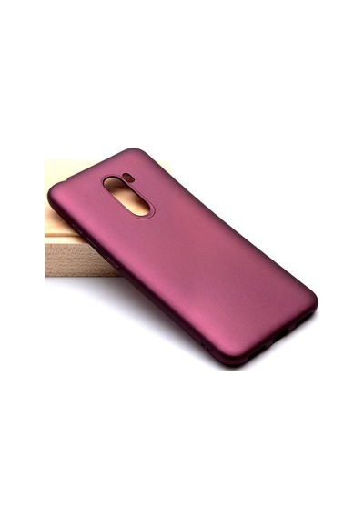 Poco F1 Kılıf Esnek Premier Silikon Kapak Bordo