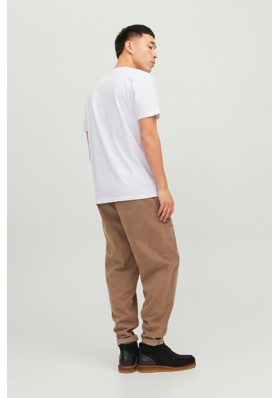 Jack & Jones 12151955 Jjecorp Logo Tee O-neck Noos Erkek T-shirt 12151955-R157889 Beyaz - Siyah