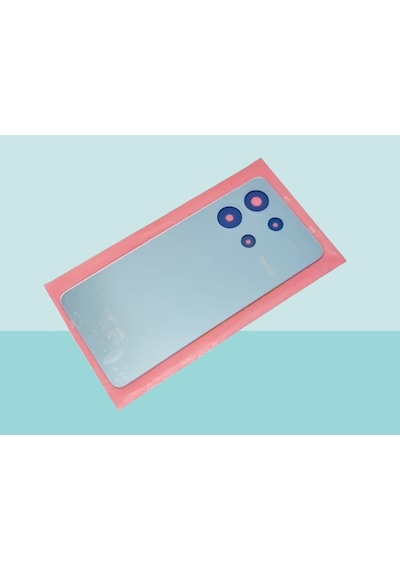 Tkgz - Xiaomi Redmi Note 13 Arka Kapak Batarya Kapağı - Mavi Çok Renkli
