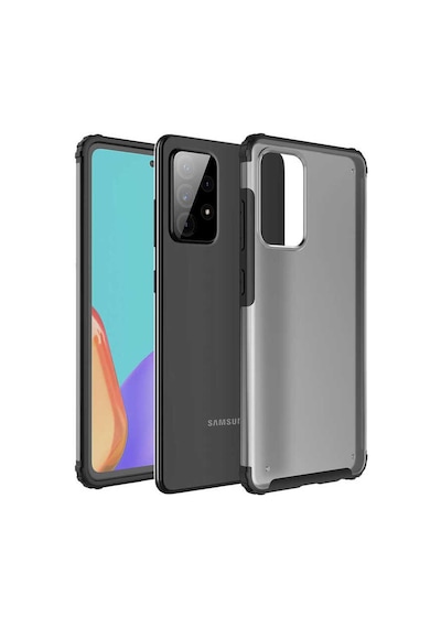 Zore Samsung Galaxy Uyumlu A72 Kılıf Omsy Volks Kapak - Siyah